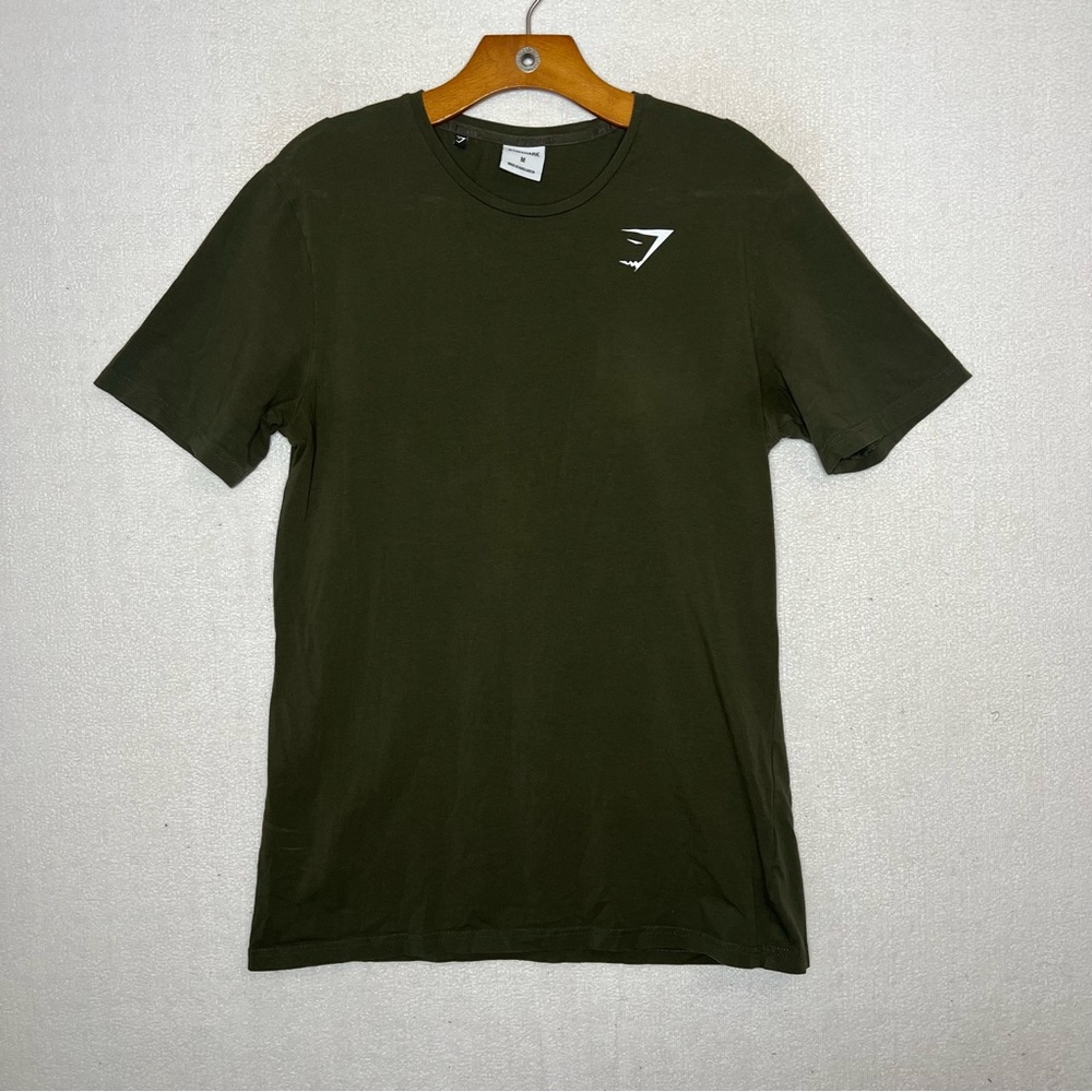 Gymshark Olive Green Short Sleeve Mens Tshirt Size M